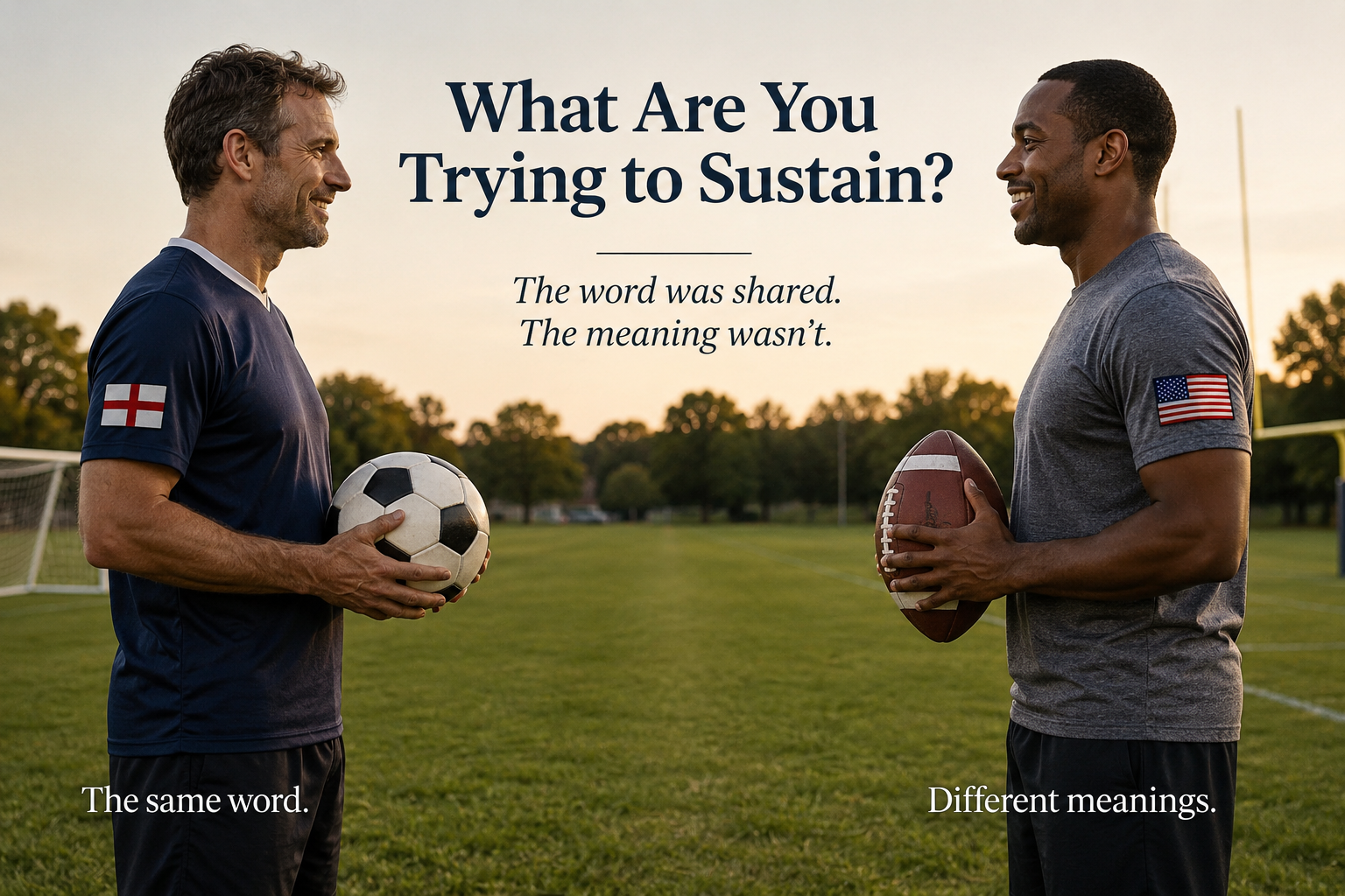 What Are We Trying To Sustain?