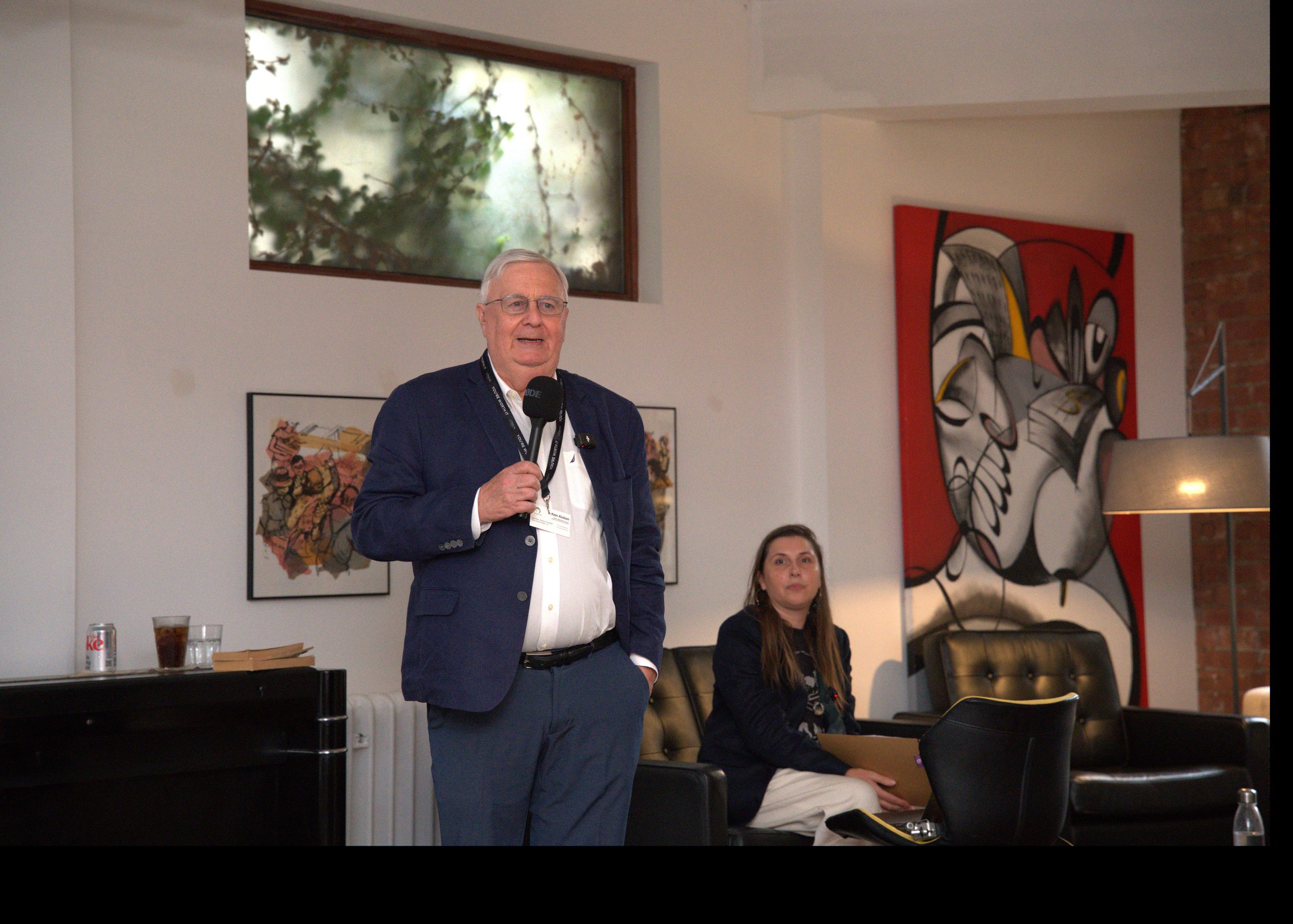 Ken Alston speaking into a microphone at the Real Circularity Summit, London, September 2026.